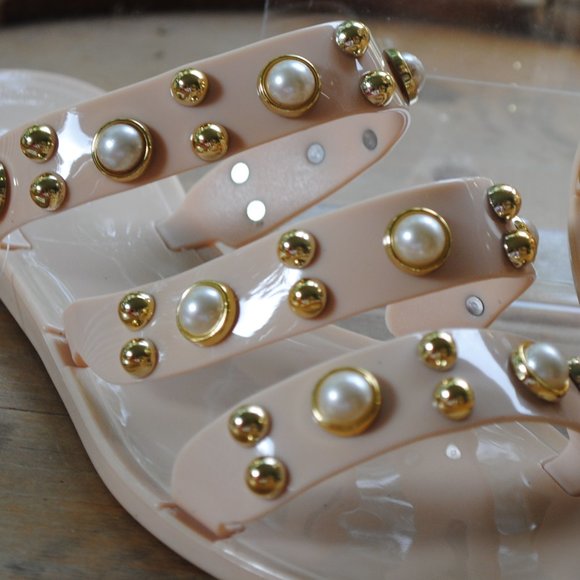 HARLOW JELLY SANDAL, NUDE main image 1